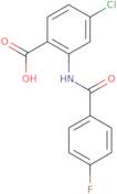 4-Chloro-2-(4-fluorobenzamido)benzoic acid