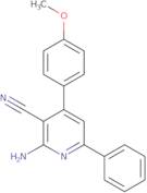 2-Amino-4-(4-methoxyphenyl)-6-phenylnicotinonitrile