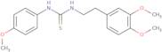 ((2-(3,4-Dimethoxyphenyl)ethyl)amino)((4-methoxyphenyl)amino)methane-1-thione