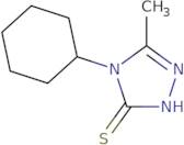 4-Cyclohexyl-5-methyl-4H-1,2,4-triazole-3-thiol