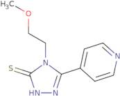 4-(2-Methoxyethyl)-5-(pyridin-4-yl)-4H-1,2,4-triazole-3-thiol