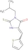 1-(2-Methylpropyl)-2-sulfanyl-4-[(thiophen-2-yl)methylidene]-4,5-dihydro-1H-imidazol-5-one