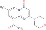 9-acetyl-7-methyl-2-morpholino-4H-pyrido[1,2-a]pyrimidin-4-one