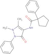 N-(1,5-dimethyl-3-oxo-2-phenyl-2,3-dihydro-1H-pyrazol-4-yl)-1-phenylcyclopentane-1-carboxamide