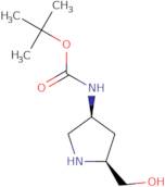 tert-Butyl ((3S,5S)-5-(hydroxymethyl)pyrrolidin-3-yl)carbamate