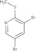 3,5-Dibromo-2-(methylthio)pyridine