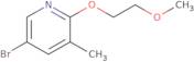 5-Bromo-2-(2-methoxyethoxy)-3-methylpyridine