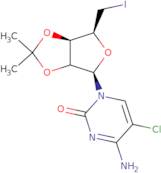 5-Chloro-5'-deoxy-5'-iodo-2',3'-O-isopropylidenecytidine