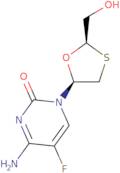 2',3'-Dideoxy-5-fluoro-3'-thiacytidine