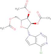 6-Chloro-7-deaza-9-(2',3',5'-tri-O-acetyl-β-D-ribofuranosyl)purine