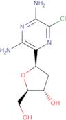 2-Chloro-6-(2'-deoxy-b-D-ribofuranosyl)-3,5-diaminopyrazine