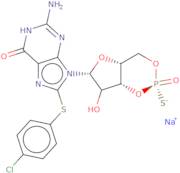 8-(4-Chlorophenylthio)guanosine 3',5'-cyclic monophosphothioate Sp-isomer sodium salt
