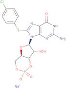 8-(4-Chlorophenylthio)guanosine 3',5'-cyclic monophosphate sodium salt