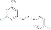 2-Chloro-4-[2-(4-Fluorophenyl)Ethyl]-6-Methylpyrimidine