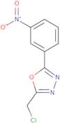2-(chloromethyl)-5-(3-nitrophenyl)-1,3,4-oxadiazole