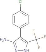 4-(4-Chlorophenyl)-3-(trifluoromethyl)-1H-pyrazol-5-amine