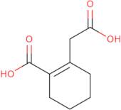 2-(carboxymethyl)cyclohex-1-ene-1-carboxylic acid