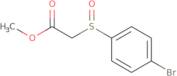 Methyl 2-(4-bromobenzenesulfinyl)acetate