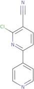 2-Chloro-6-(pyridin-4-yl)pyridine-3-carbonitrile