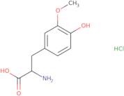 (2S)-2-Amino-3-(4-hydroxy-3-methoxyphenyl)propanoic acid hydrochloride