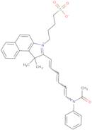 2-[6-(Acetylphenylamino)-1,3,5-hexatrienyl]-1,1-dimethyl-3-sulfobutyl-1H-benz[E]indolium inner salt