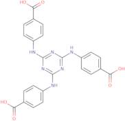 4-({4,6-Bis[(4-carboxyphenyl)amino]-1,3,5-triazin-2-yl}amino)benzoic acid
