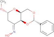 Methyl 4,6-O-Benzylidene-2-deoxy-±-D-erythro-hexopyranosid-3-ulose Oxime
