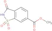 Methyl 1,1,3-trioxo-2,3-dihydro-1,2-benzothiazole-6-carboxylate