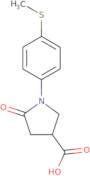 1-[4-(Methylsulfanyl)phenyl]-5-oxopyrrolidine-3-carboxylic acid