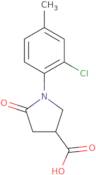 1-(2-Chloro-4-methylphenyl)-5-oxopyrrolidine-3-carboxylic acid