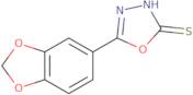 5-(1,3-Dioxaindan-5-yl)-1,3,4-oxadiazole-2-thiol