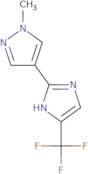 1-Methyl-4-[4-(trifluoromethyl)-1H-imidazol-2-yl]-1H-pyrazole