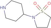 4-​(1,​1-​Dioxido-​2-​isothiazolidinyl)​-piperidine
