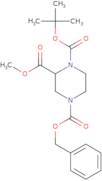 (S)-4-Benzyl 1-tert-butyl 2-methyl piperazine-1,2,4-tricarboxylate