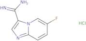 6-Fluoro-imidazo[1,2-a]pyridine-3-carboxamidine hydrochloride