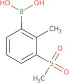 2-Methyl-3-(methylsulfonyl)phenylboronic acid