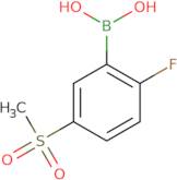 (2-Fluoro-5-methanesulfonylphenyl)boronic acid