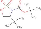 (4R)​-4-​(1,​1-​Dimethylethyl)​-1,​2,​3-​oxathiazolidine-​3-​carboxylic acid 1,​1-​dimethylethyl ester 2,​2-​dioxide
