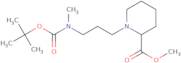 1-[3-(tert-Butoxycarbonyl-methyl-amino)-propyl]-piperidine-2-carboxylic acid methyl ester