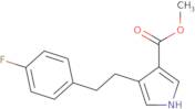 4-[2-(4-Fluoro-phenyl)-ethyl]-1H-pyrrole-3-carboxylic acid methyl ester