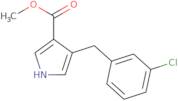 4-(3-Chloro-benzyl)-1H-pyrrole-3-carboxylic acid methyl ester