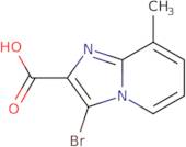 3-bromo-8-methylimidazo[1,2-a]pyridine-2-carboxylic acid