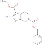 2-Amino-4,7-dihydro-5H-thieno[2,3-c]pyridine-3,6-dicarboxylic acid 6-benzyl ester 3-ethyl ester