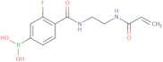 (4-((2-Acrylamidoethyl)carbamoyl)-3-fluorophenyl)boronic acid