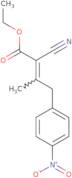 2-Cyano-3-methyl-4-(4-nitro-phenyl) -but-2-enoic acid ethyl ester
