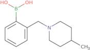 (2-[(4-Methylpiperidin-1-yl)methyl]phenyl)boronic acid