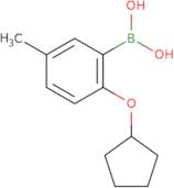 [2-(Cyclopentyloxy)-5-methylphenyl]boronic acid