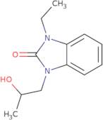 1-Ethyl-3-(2-hydroxypropyl)-2,3-dihydro-1H-1,3-benzodiazol-2-one