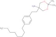 2,2-Dimethyl-5-[2-(4-octylphenyl)ethyl]-1,3-dioxan-5-amine