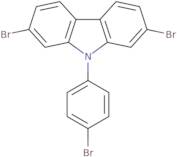 2,7-Dibromo-9-(4-bromophenyl)-9H-carbazole